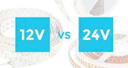 Сравнение светодиодных лент 12В или 24В. Что выбрать?